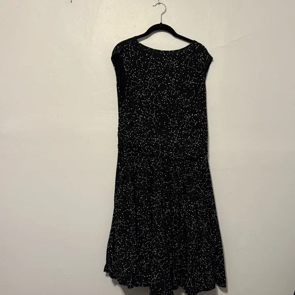 Effie’s Heart Constellation print black tank dress - Picture 2 of 4